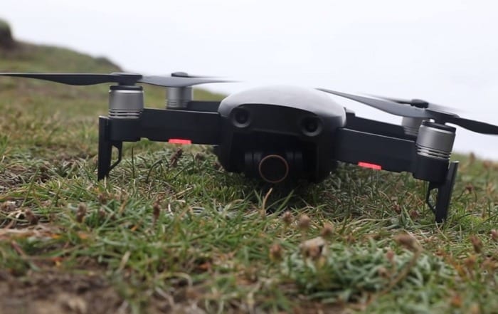 mavic air drone on ground